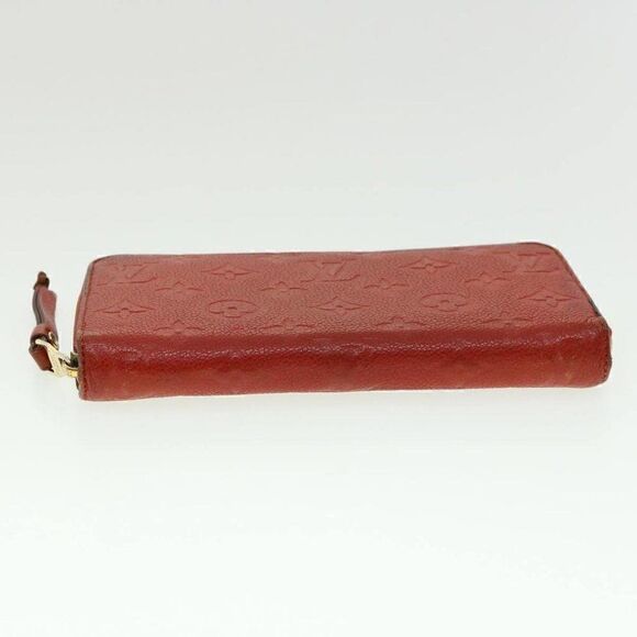 LOUIS VUITTON Monogram Empreinte Zippy Wallet Red - Picture 6 of 15
